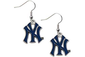 NY Yankees - MLB Team Logo Dangler Earrings