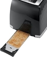 Russell Hobbs Honeycomb 2 Slice Toaster Black 850W Extra Wide Slots 6 Browning view 9