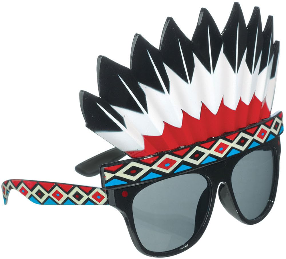 Amscan 250495-55 Fun Shades Indian Hdres Tinted
