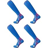 Odtmger Compression Socks (2/3 Pair) for Men and Women 20-30 mmHg Regular and Plus Size Compression Scoks:Size S-7XL