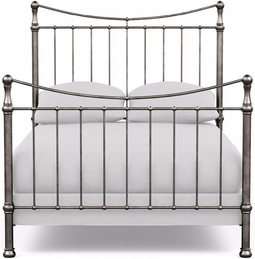Ethan Allen Danby Iron Bed, Full, Graphite Kitchen & Dining