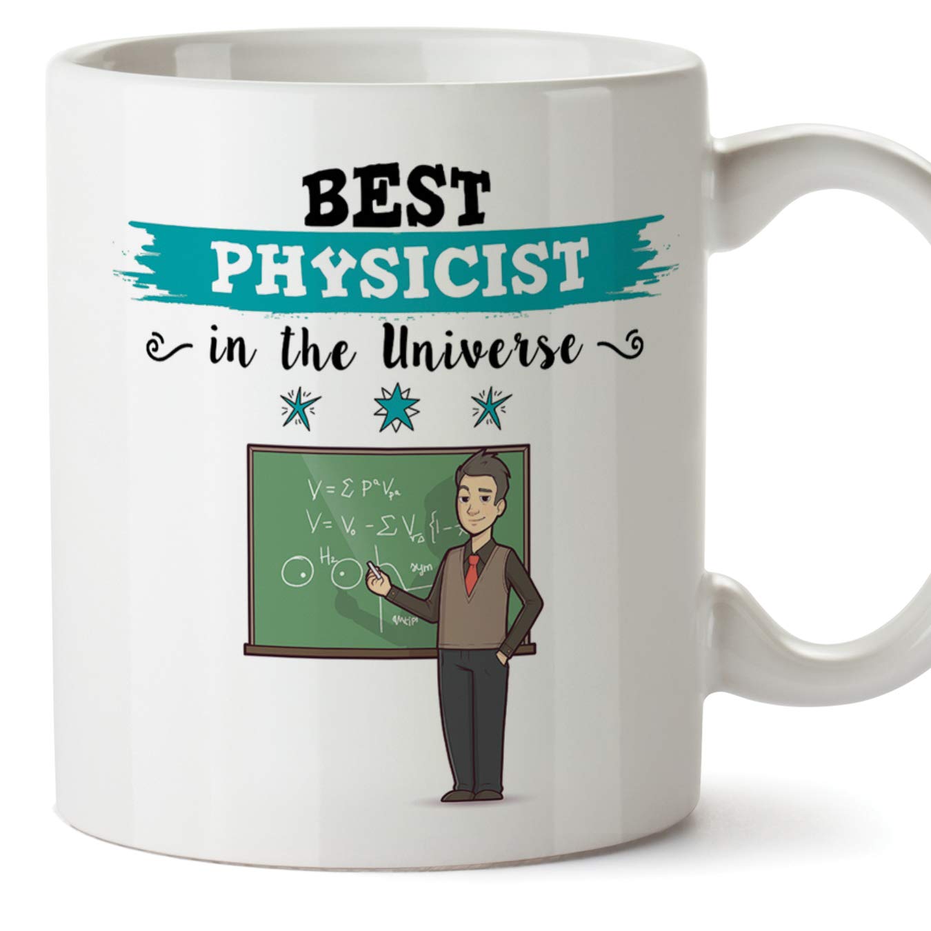 MUGFFINS Physicist Original Mug Cup Perfect Present - This Mug Belongs to The Best Physicist in The Universe - 11 oz Ceramic