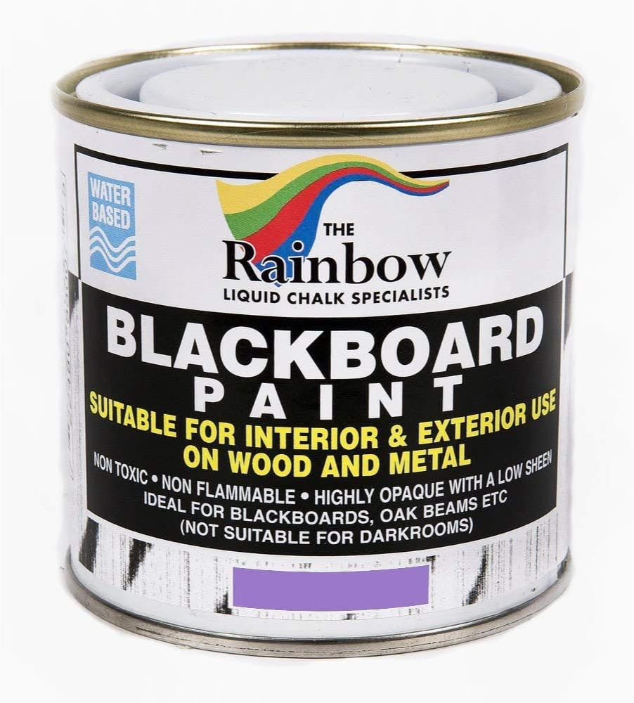 Lilac Chalkboard Blackboard Paint - 250ml Ideal to use with Liquid Chalk and Dry Chalk Sticks