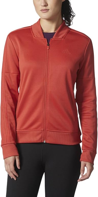 adidas women's athletics tricot snap track jacket