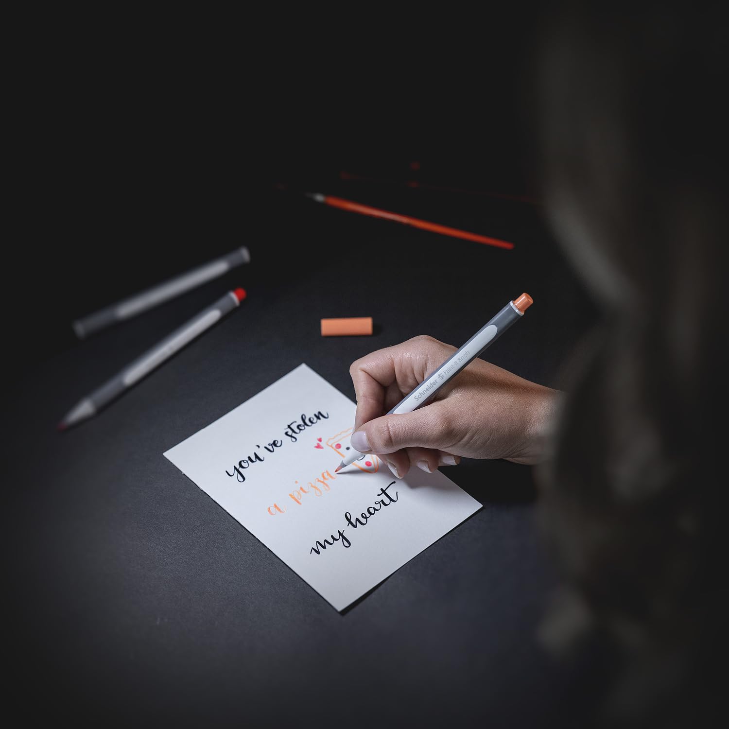 Schneider Brushpen Paint-It 070 (Premium-Pinselstifte mit flexibler Spitze und leuchtenden Farben für Kalligraphie, Hand-Lettering und mehr) 10 Stück sortiert Set 2 8