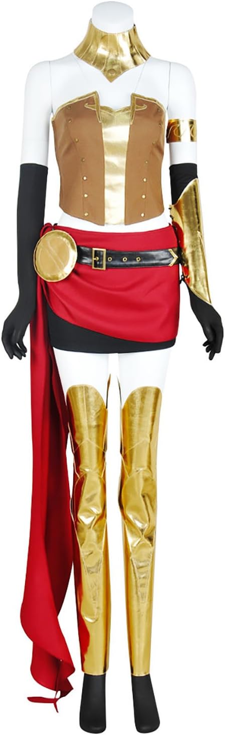 XOMO RWBY Cosplay Pyrrha Nikos Team JNPR Costume Dress