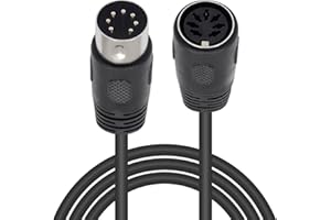 Poyiccot 7 Pin DIN Cable, 7Pin DIN Male to Female Extension Cable, Professional Premium Audio Extender Cord for B & O, Stereo
