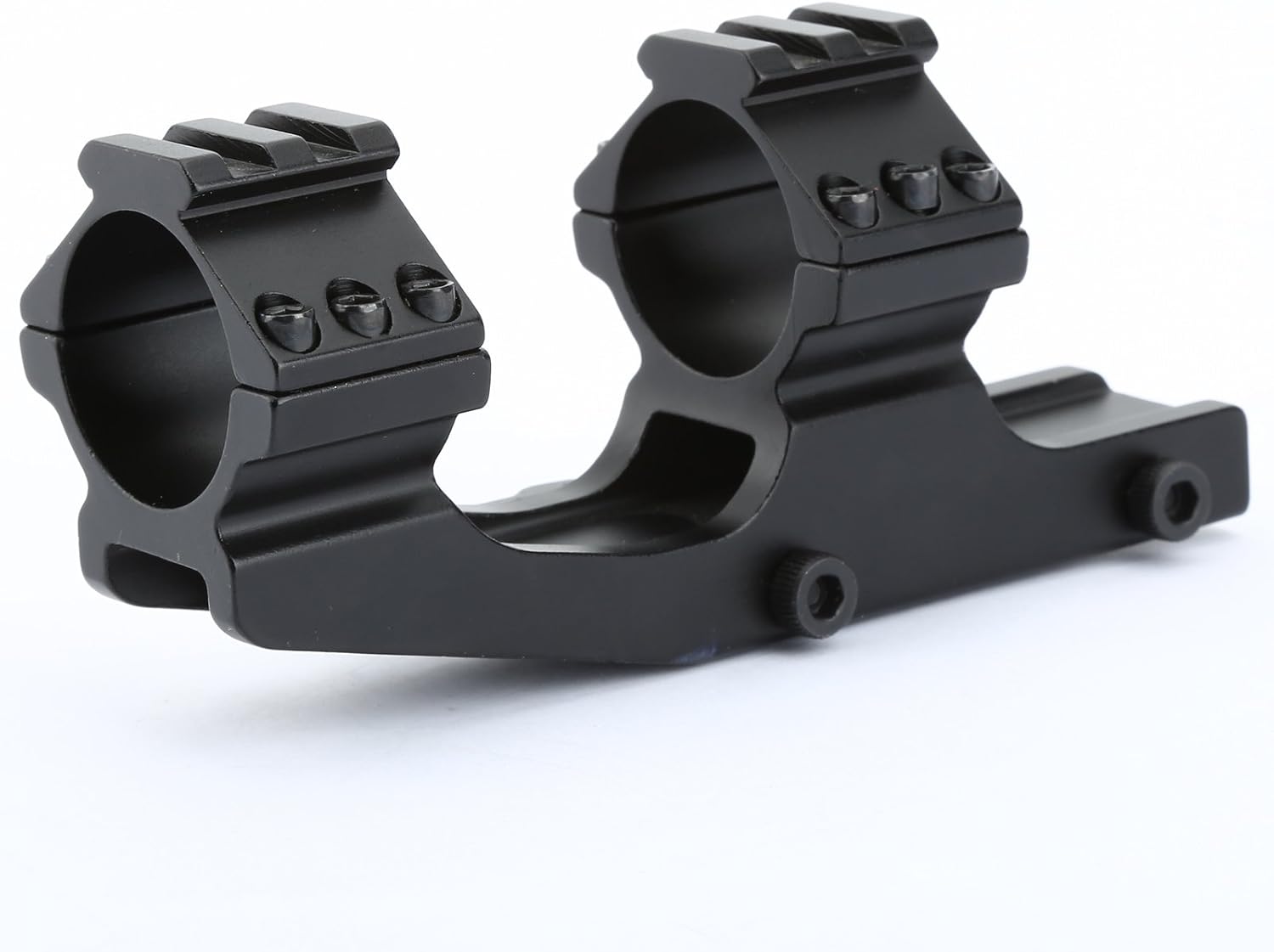 Dophee 30mm/25.4mm 1" Dual Ring QD Quick Release Scope Rail Mount Picatinny Rifle Tool, Black, 25.4mm-Fast - Image 5