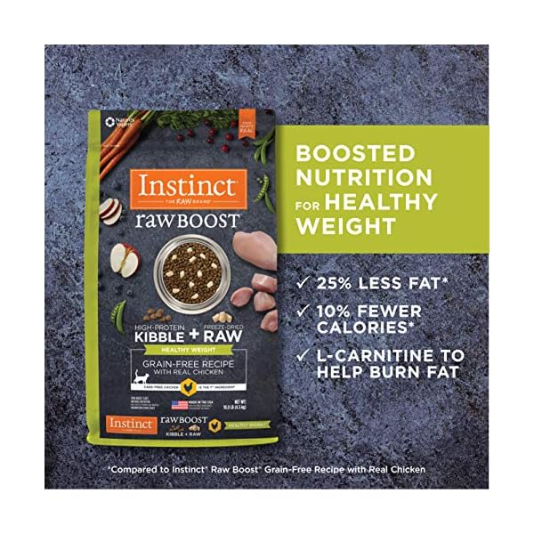 Instinct Raw Boost Healthy Weight Grain Free Recipe with Real Chicken