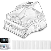 Replacement Water Chamber for ResMed AirSense 10, 380ml Water Tub with 10 Packs Filters,Easy to Install and Clean, Reliable C