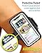 Water Resistant Cell Phone Armband, GreatShield [FIT] 6 inch Sport Case for iPhone XS X 8 7 6 6s, Galaxy S9 S8, Google Pixel 2 - Adjustable Sweatproof Pouch w/ Key Holder for Gym Running Exercise