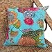 Floral Cushion Cover Indian Throw Pillow Kantha Pillow Bohemian Cushion 18