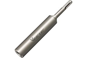 Vearter SDS Plus Ground Rod Driver for 5/8'' Grounding Rod, 40CrMo Steel Adapter Bits for All SDS-Plus Rotary Hammer Drill, H