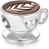 JIAYIQI 925 Sterling Silver Charms for Bracelets and Necklaces Mermaid Coffee USA Flag Christian Devil's Eye Charms Beads Jewelry for Women