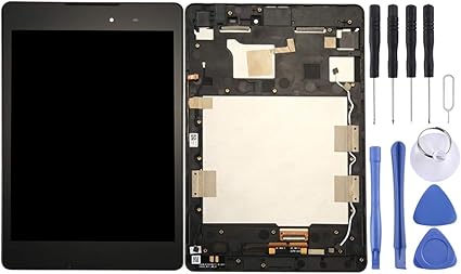 Amazon Ywh修理パーツ Asus Zenpad 3 8 0 Z581kl液晶画面 フレーム付きタッチスクリーンデジタイザーアセンブリ Lcdディスプレイデジタイザー交換部品 Color Black 修理パーツ 通販