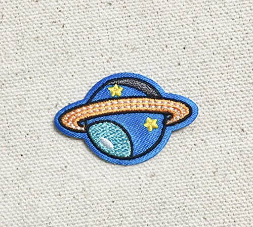 Saturn/Planet - Rings - Outer Space - Iron on Applique/Embroidered Patch