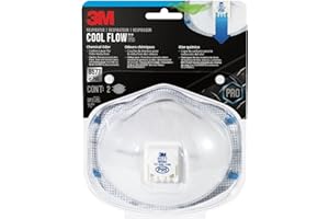 3M P95 Particulate Respirator 8577, 2 Pack, Carbon Layer For Odor Reduction, Features COOL FLOW Exhalation Valve, NIOSH-APPROVED, Advanced Filter Media For Easy Breathing, Comfortable (8577C2-DC-PS)