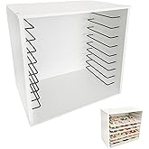 NUOLUTH Wooden Puzzle Racks:10-Tier Puzzle Storage for Wooden Puzzles, Craft Collection Display Case, Board Game and Family Game Night Accessories