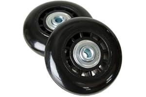 PELICAN COLOR CASE 2 Black Air Case Smooth Glide Wheels. Only fits Pelican Air case Models.