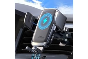 Wireless Car Charger, 15W Qi Fast Charging Auto Clamping Car Charger Phone Holder Mount, JOYROOM Cell Phone Holder Car Mount for iPhone 16 15 14 13 Pro Max Xs, Galaxy S24 Ultra, LG, Google