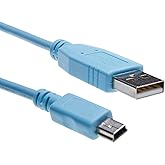 AEXUS Console Cable for Cisco | 6 ft USB Type A to Mini-B | CAB-Console-USB= | 37-1090-01