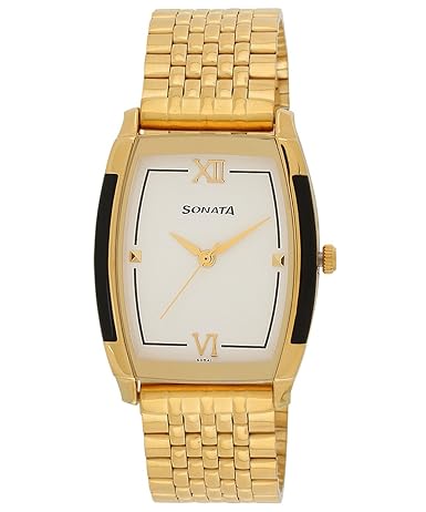 Analog White Dial Mens Watch -NK7080YM01