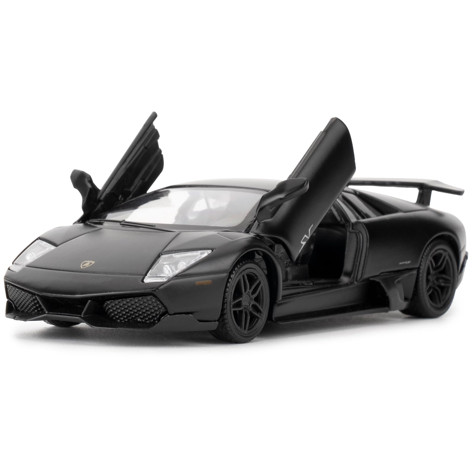 imtfzct 1/36 Lamborghini Murcielago LP670-4 Alloy Model Car with Pull Back Function Toy Car for Collecting and Decorating Model Toys, Car Gifts for Boys and Girls (Black)