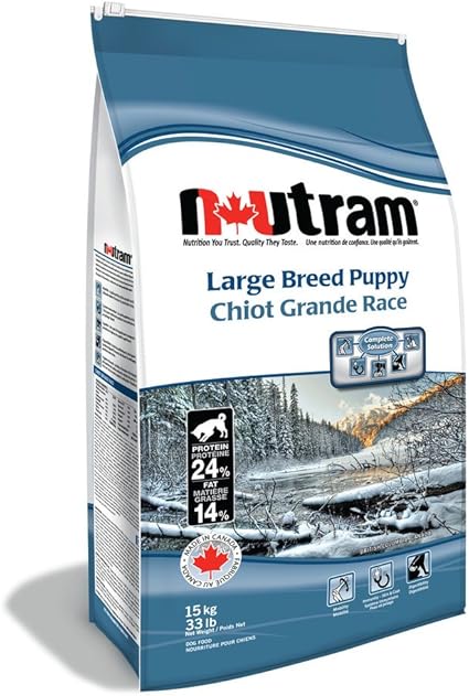 Nutram Chiot Nourriture De Grande Race De Chien 15 Kg