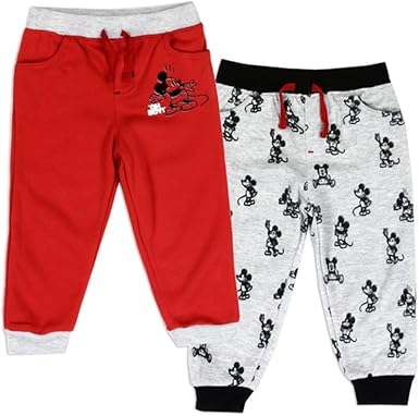 red baby joggers
