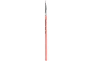 Bdellium Tools Professional Makeup Brush - Pink Bambu Series 706 Fine Point Eyeliner - With Soft Synthetic Fibers, For Ultra-Fine Detail and Lining (Pink, 1pc)