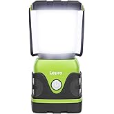 Lepro 1500LM Battery Powered LED Camping Lantern, Waterproof Tent Light with 4 Light Modes, Camping Essentials, Portable Lant