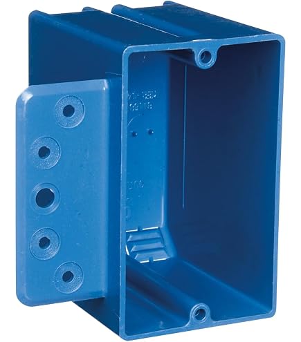 Carlon B232B-UPC Switch/Outlet Box, New Work, 2 Gang, 3-3/4-Inch