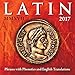 Latin Desk Box Calendar 2017