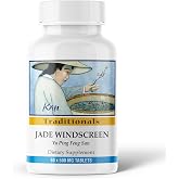 Kan Herbs Company Jade Windscreen &ndash; Traditional Chinese Herbal Blend with Astragalus &amp; White Atractylodes to Support Wei Qi, Lung Qi Balance &amp; Everyday Wellness, Yu Ping Feng San Formula, 60 Tablets
