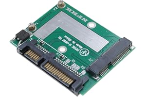 6Gbps MSATA SSD Drive to 2.5in SATA3 Converter for Laptops Hard Drive Bay 2.5in SATA3 Converter Hard Disk Installation Soluti