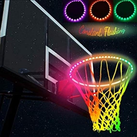 LED basketball hoop light, Solar Night Shoot Accessories light up Shoot