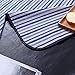 Exclusivo Mezcla Portable Large Outdoor Beach/Camping/Picnic Blanket Mat (60″x80″) – Foldable, Waterproof and Sand-Proof(Navy Striped)thumb 4