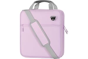 MoKo Zipper Binder, 3 Ring 2 inch Binder with Zipper,500 Sheet Capacity Multi-Pocket School Binder for Middle School, Handle 