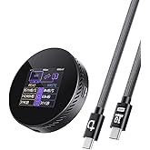 DOCKCASE Magnetic Visual M.2 2242 NVMe SSD Enclosure, 10Gbps USB 3.2 Type-C, 100W PD, 3s PLP Data Protection, Fits 2242/2230 NVMe PCIe, Compatible with MagSafe for iPhone 16/15 Pro Max ProRes