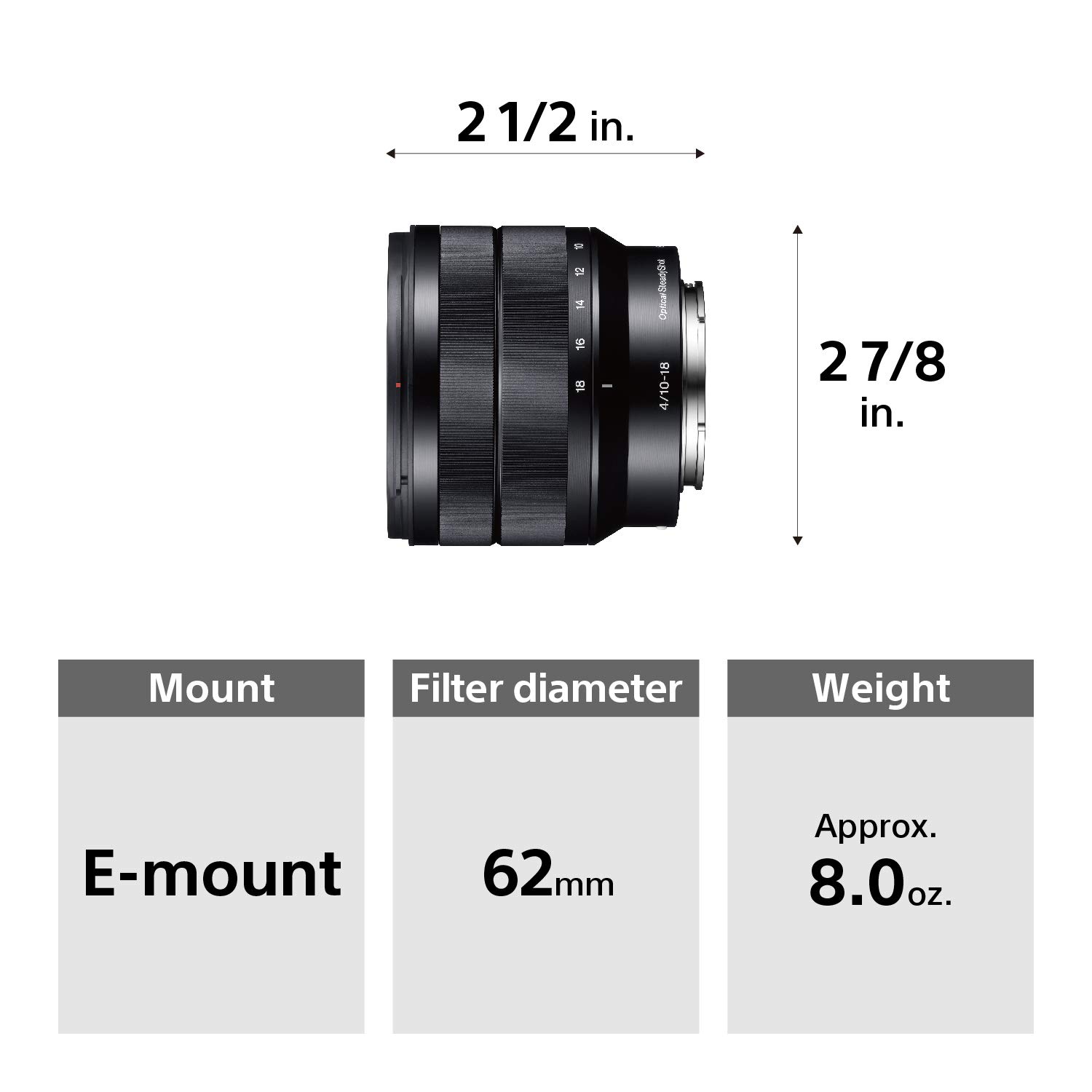 Sony Wide-Angle Zoom Lens - Image 5