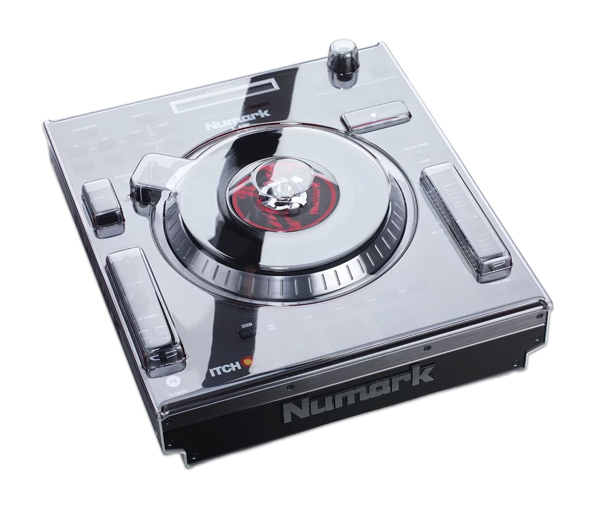 Decksaver Cover for Numark V7 - Super-Durable Polycarbonate Protective lid in Smoked Clear Colour, Made in The UK - The DJs' Choice for Unbeatable Protection