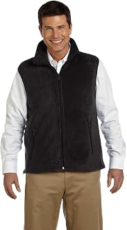 Harriton Adult 8 oz. Fleece Vest S 