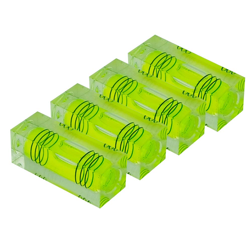 XMLEI high Precision Mini Leveling Bubble Mini Leveling Bubble Three line Flat Bead Leveler Level Ruler Household Level Instrument (Green)