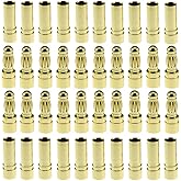 LINSYRC 20 Pairs Gold-Plated 3.5MM Banana Plug Bullet Male Female Connector Adapter for RC Lipo Battery ESC Motors (3.5MM)