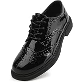 Women's Classic Oxfords Lace Up Business Formal Wingtip Brogue Dress Shoes