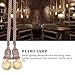 Rope Chandelier Pendant Light Ceiling Lamp E27 Base Lamp Cord Retro Style DIY Home Decoration, Double Head
