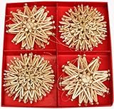 Vminno ScandinavianShoppe Straw Star Ornaments