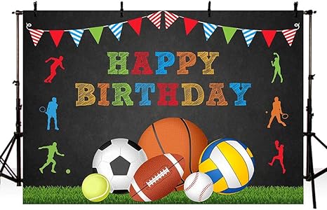 Amazon Com Mehofoto Sports Boy Birthday Blackboard Photo