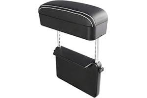 CDEFG Car Armrest Support Elbow Rest Pad Armrest Extender Console Storage Organizer Universal Fit for Most Cars