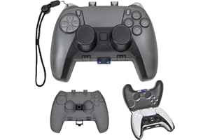 NANANINO PS5 Controller Cover Case, Hard Shell Protection Case for PS5 DualSense Wireless Controller, PlayStation 5 Controller Accessories - Black